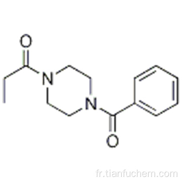 Pipérazine, 1-benzoyl-4- (1-oxopropyl) - CAS 314728-85-3